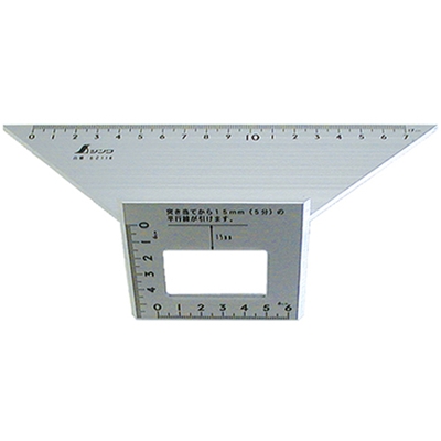 台形止型定規 アルミ   62114