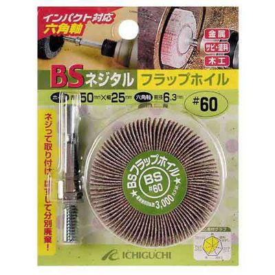 ネジタルフラップホイル六角軸 30X25/6.3 -60