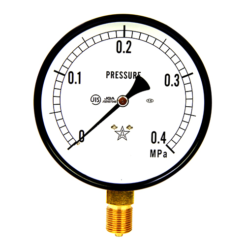 右下精器 汎用圧力計A100・G3/8 S-41・0.4MPA