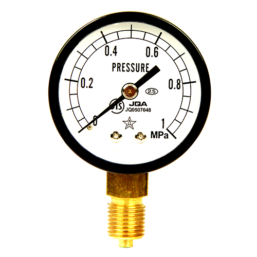 右下精器 汎用圧力計A50・G1/4 S-11・1.0MPA 右下精器 汎用圧力計A50・G1/4 S-11・1.0MPA