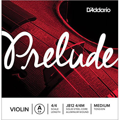 バイオリン用 バラ弦 Prelude A線 J812 4/4M Medium Tension 【国内正規品】