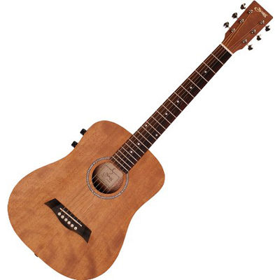 【納期目安：１週間】SYAIRI 4534853040211 Compact Acoustic Series ミニエレクトリックアコースティックギター YM-02E/MH マホガニー