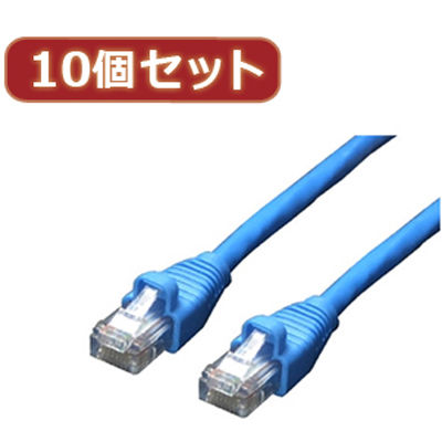 【10個セット】 LANケーブル CAT6 0.3m
