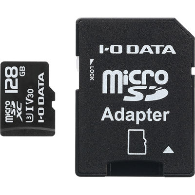 【クリックで詳細表示】UHS-I UHSスピードクラス3/Video Speed Class 30対応 microSDメモリーカード 128GB ：MSDU13-128G