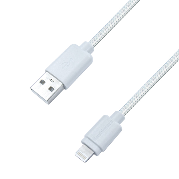 USB�[�d&�����P�[�u�� 2m LN STRONG WH