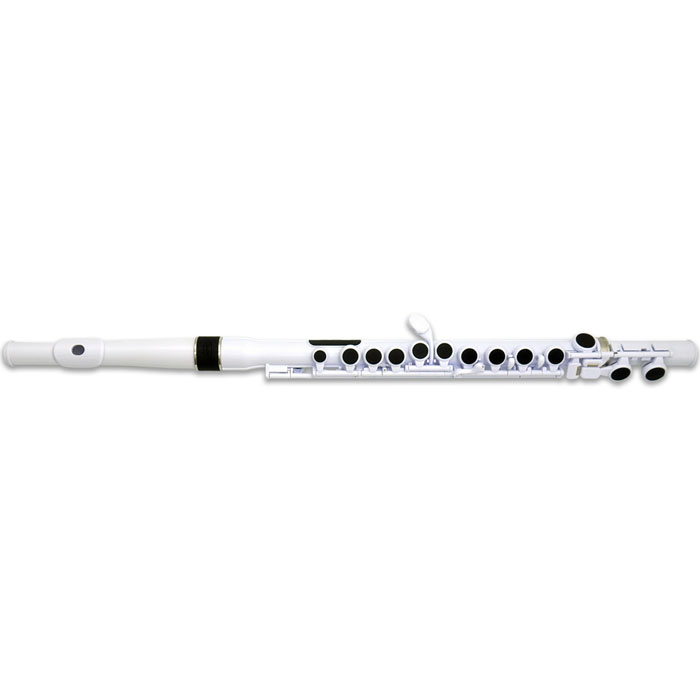 プラスチック製管楽器 完全防水仕様 フルート C調 Student Flute 2.0 White/Black N230SFWB (専用ハードケース付き) 【国内正規品】