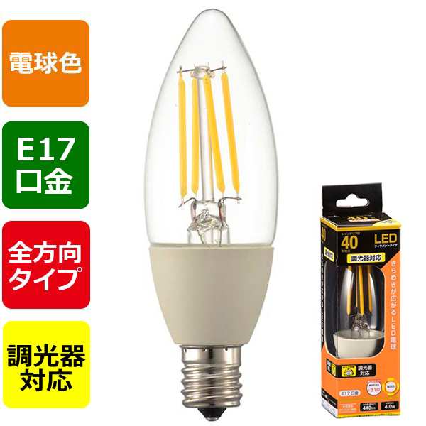 LEDtBg^Cvd VfA NA(40`/440lm/dF/E17/Sz310°/Ή)