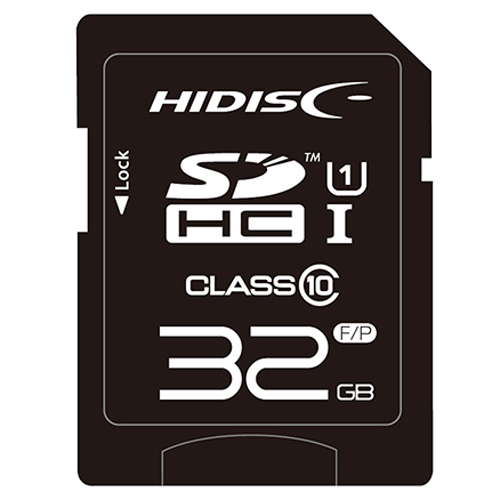 HIDISC SDHCカード 32GB CLASS10 UHS-1対応