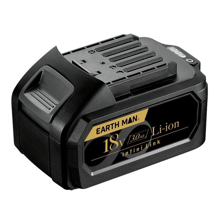 infini]Link 18Vpobe[pbNUSBo͕t 3.0Ah BP-180LiA(EARTH MAN)