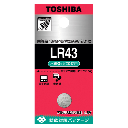 �A���J���{�^���d�r LR43EC (1��)