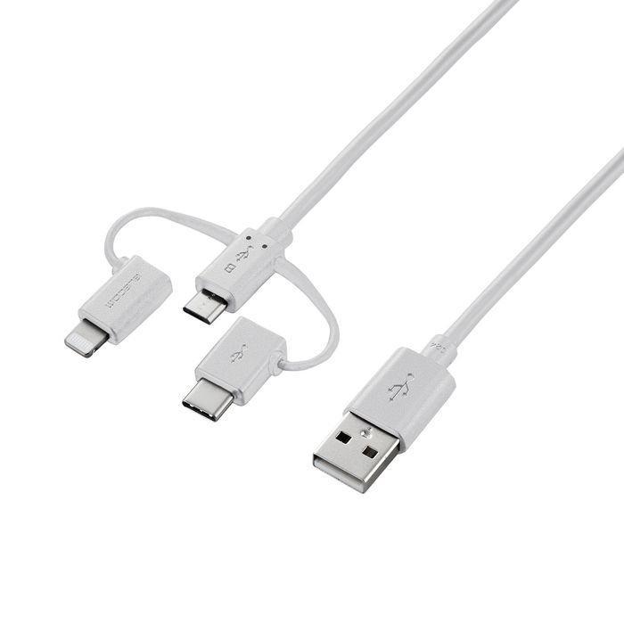 X}zP[u USBP[u 30cm ϊA_v^t ( Type-C + Lightning ) zCg