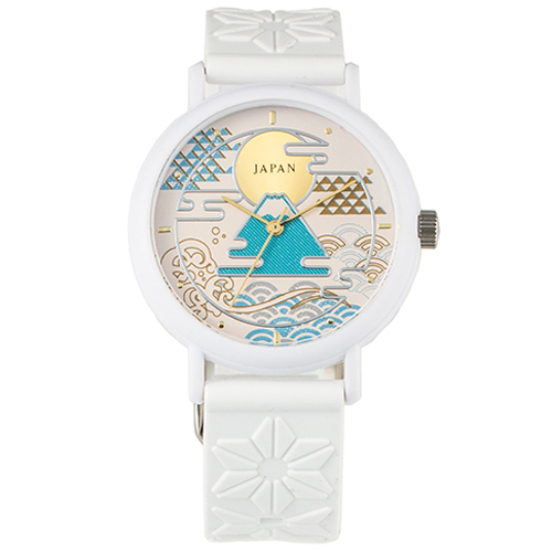 腕時計 ご当地富士山(檜)
