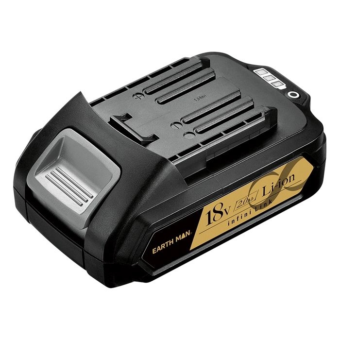 infini]Link 18Vpobe[pbNUSBo͕t 2.0Ah EARTH MAN