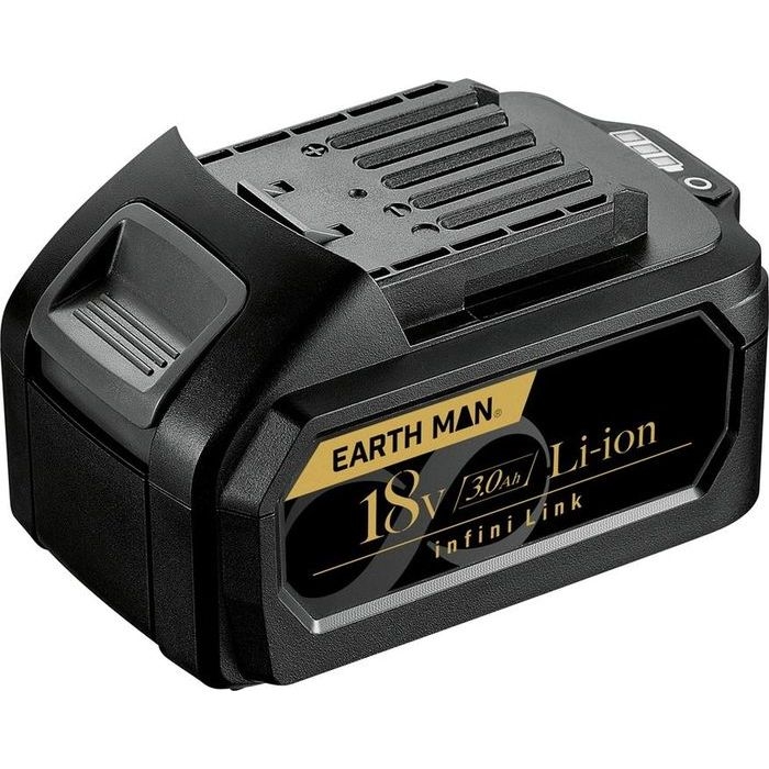 infini]Link 18Vpobe[pbNUSBo͕t 3.0Ah BP-180LiGB(EARTH MAN)