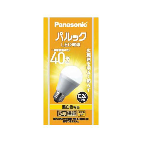 LED電球 4.4W(温白色相当) <NEW>「シリカ電球と同じサイズ」