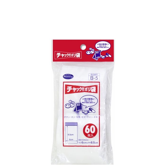 �`���b�N�t �|���� 6×8.5cm 60���� B-5