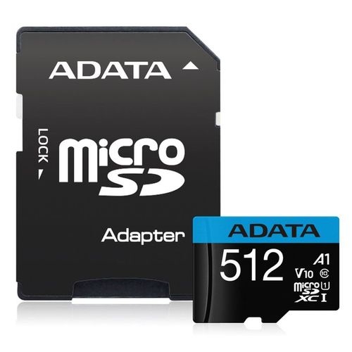 【納期目安：２週間】ADATA AUSDX512GUICL10A1-RA1 A1規格対応 microSDXCカード UHS-I U1 Class10 V10(R100/R25)512GB アダプタ同梱 (AUS