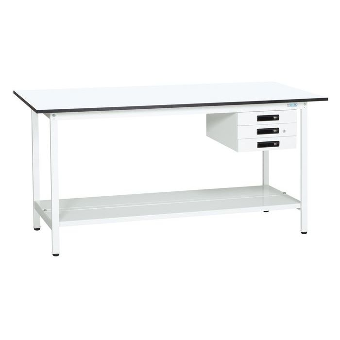 軽量立作業台KADタイプ(キャビネット付・中板付)