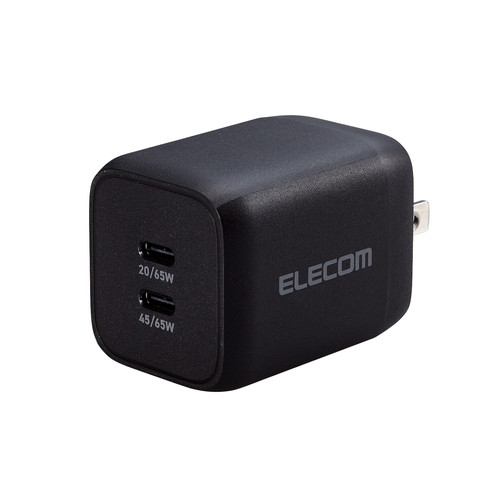 USB Type-C [d PD PPSΉ vo65W Type C×2 ܂肽݃vO ^ y ubN