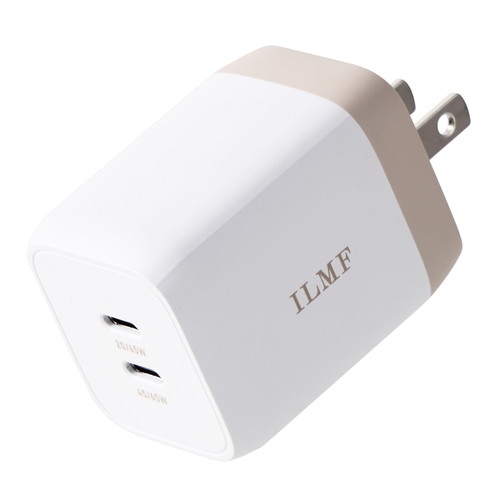 USB Type-C [d RZg PD 65W PPS [d TypeC×2 ܂肽݃vO ^ y GaN̗p ILMF zCg