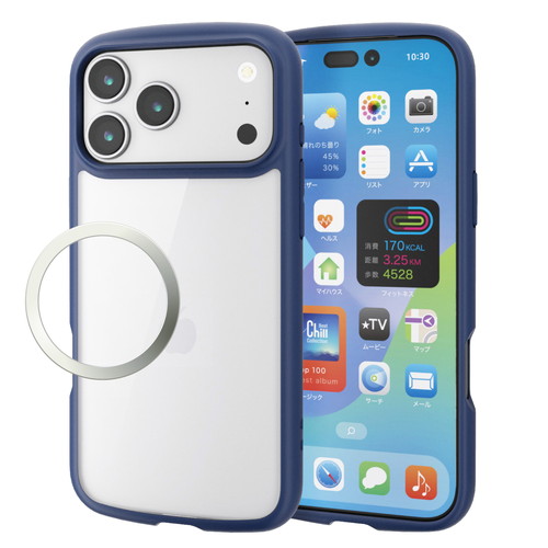 �y���[���ւł̔������i�ziPhone17 Pro Max �P�[�X �n�C�u���b�h �Ռ��z�� �y�� ���^ ���C�z���Ή����^���X�e�b�J�[�t �l�C�r�[
