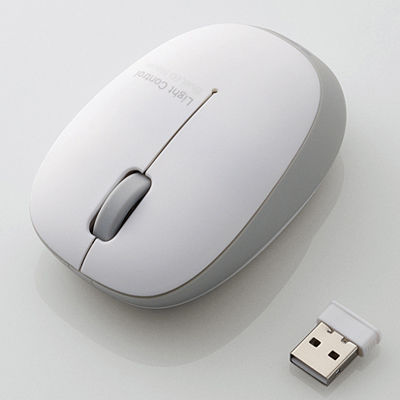 エレコム M-BL20DBSV マウス ワイヤレス 無線 3ボタン 小型 軽量 重さ50g Windows11 Mac Android シルバー (MBL20DBSV)