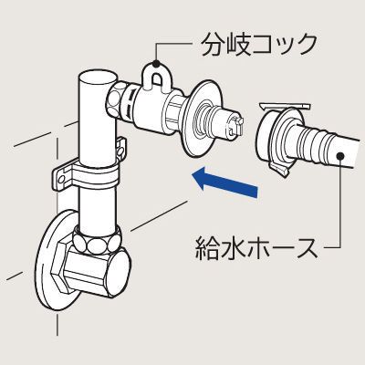 日立 【送料無料】CB-L6 洗濯機水栓 (CBL6)