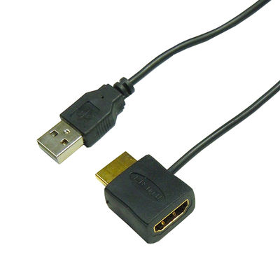 ホーリック 【送料無料】HDMI-138USB 【メール便での発送商品】 HORIC HDMI電源アダプタ HDMI標準オス・メス-USB標準オスコネクタ (HDMI1