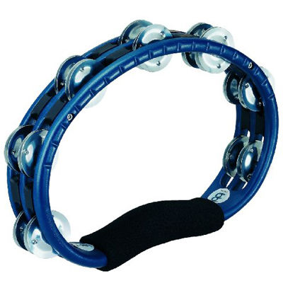 【納期目安：１週間】MEINL 【送料無料】0840553058307 タンバリン Traditional ABS Tambourine Aluminum Jingles Blue TMT1A-B 【国内正