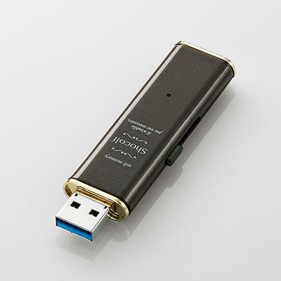 エレコム 【送料無料】MF-XWU332GBW 【メール便での発送】USBメモリ USB3.1(Gen1) スライド式 Shocolf 1年保証 (MFXWU332GBW)