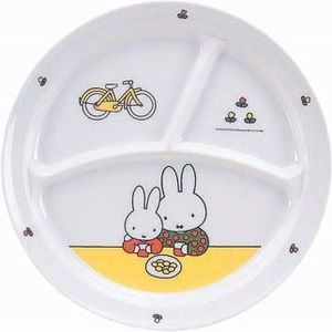 関東プラスチック RLVE901 メラミンお子様食器 「ミッフィー」(CM-65C 丸ランチ皿)