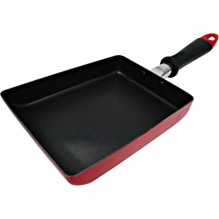 アークランズ 【送料無料】PR4082 HONEY COOK ガス火専用 フライパン 内面ふっ素加工 玉子焼き 13×18cm