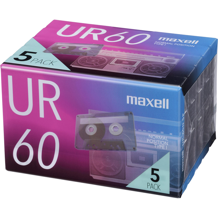マクセル 【送料無料】UR-60N5P カセットテープ (UR60N5P)