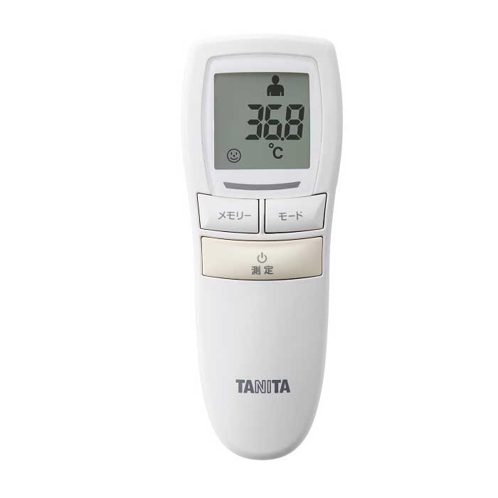 タニタ BT543-IV TANITA 非接触 体温計 (アイボリー) バックライト付き ミルク 赤ちゃん 子供 測定約1秒 医療計測器 (BT543IV)