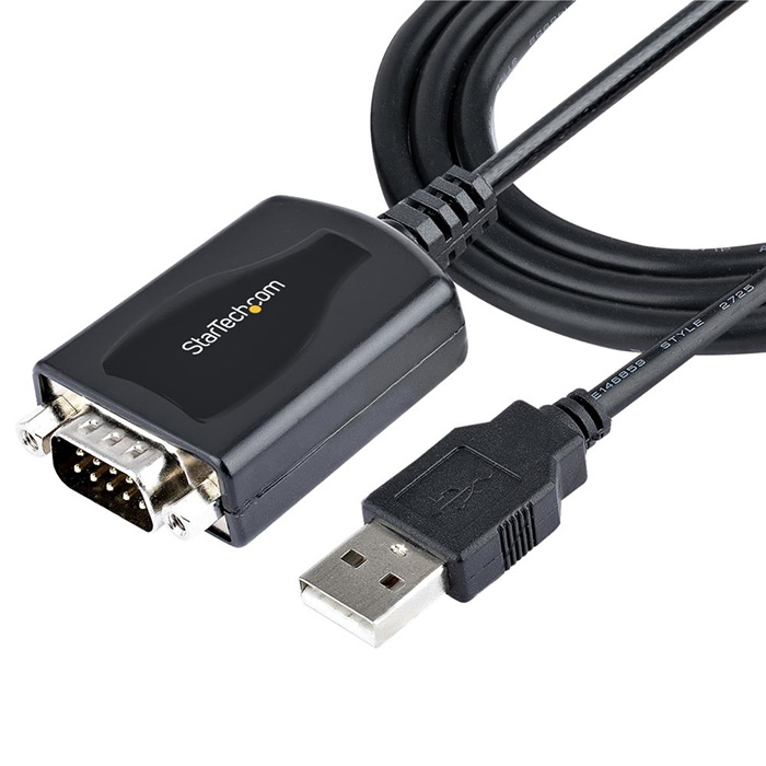 StarTech 1P3FPC-USB-SERIAL USB-RS232Cシリアル変換ケーブル/USB 2.0/91cm/COMポート番号保持機能/USB Type-Aオス・DB9オス/Windows & m
