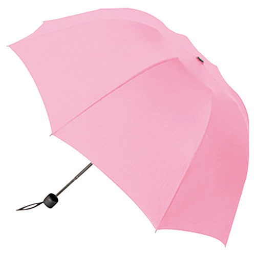 【納期目安：１週間】ノーブランド 【送料無料】22320609 深張UV折りたたみ傘 ピンク