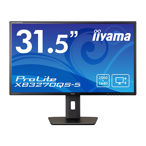 イーヤマ 【送料無料】XB3270QS-B5 31.5型ワイド液晶ディスプレイ ProLite XB3270QS-5(2560x1440/IPS方式パネル/DVI/HDMI/DisplayPort/昇
