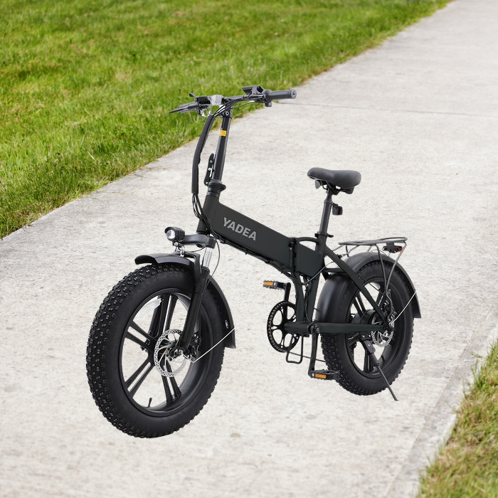 YADEA【YADEA公式ショップ】電動アシスト自転車折りたたみ可能な定番ファットバイク20インチ(ブラック)HNT-01(BK)●オープン価格●JANコード：4968757035408HNT01(B