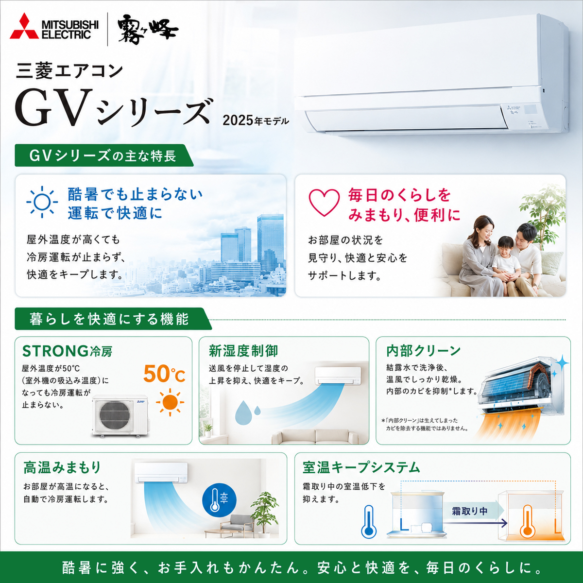 総合ネット通販 タンタンショップ / 三菱 エアコン 6畳用 霧ヶ峰 GV